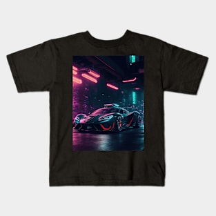 Underground Velocity Sports Car Kids T-Shirt